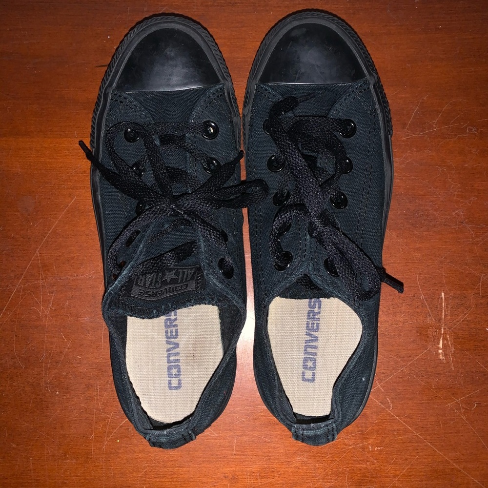 Black Low Top Converse